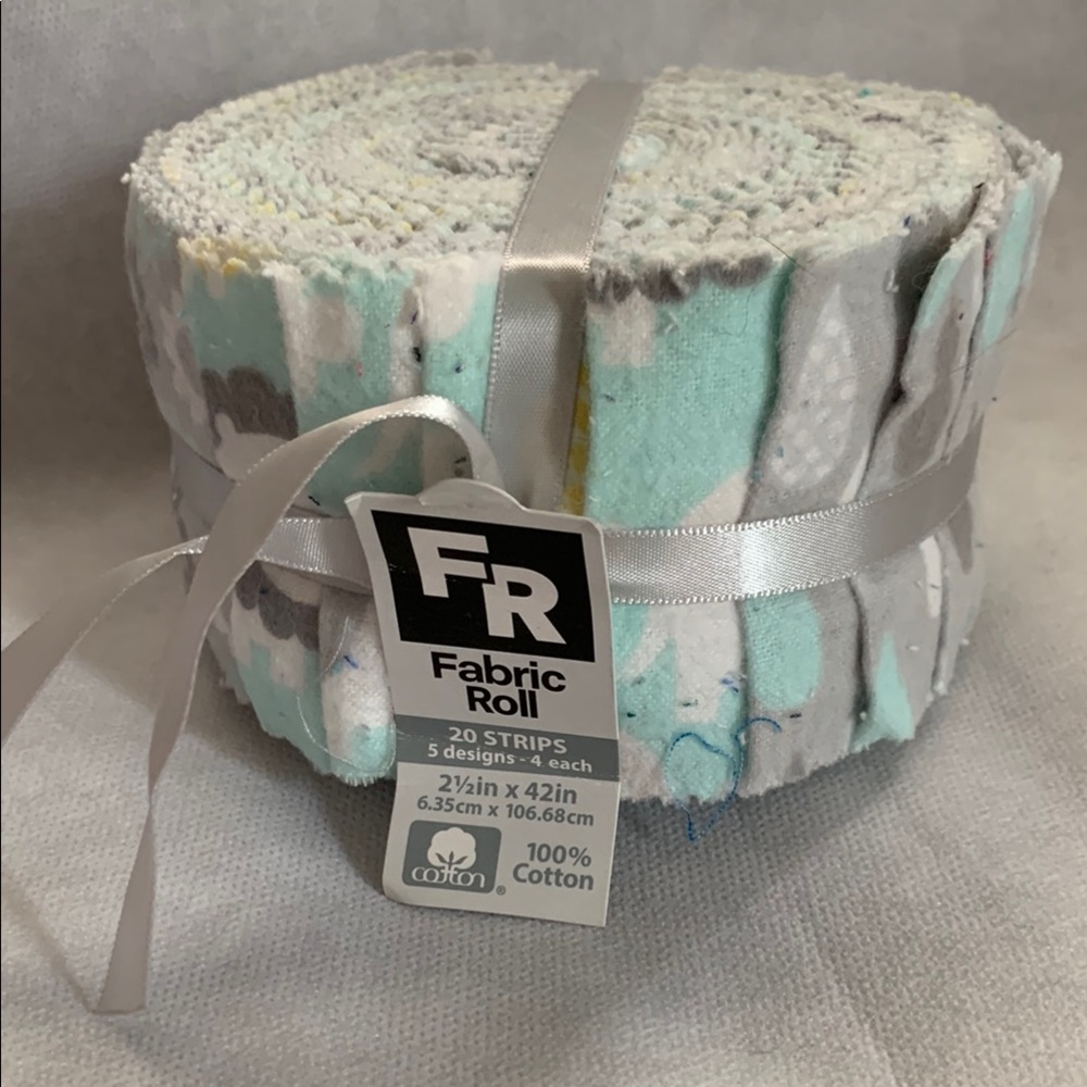 NWT FR Fabric Roll - 100% Cotton Jelly Roll Fabric Strips
